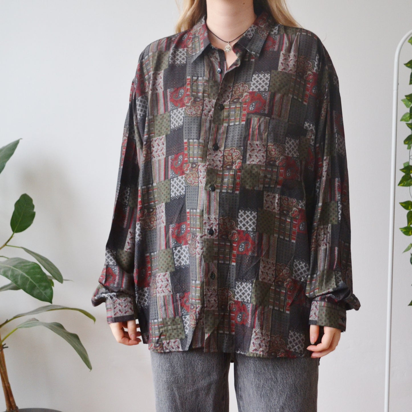 Patchwork shirt XL