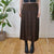 Vintage Brown Maxi Skirt M