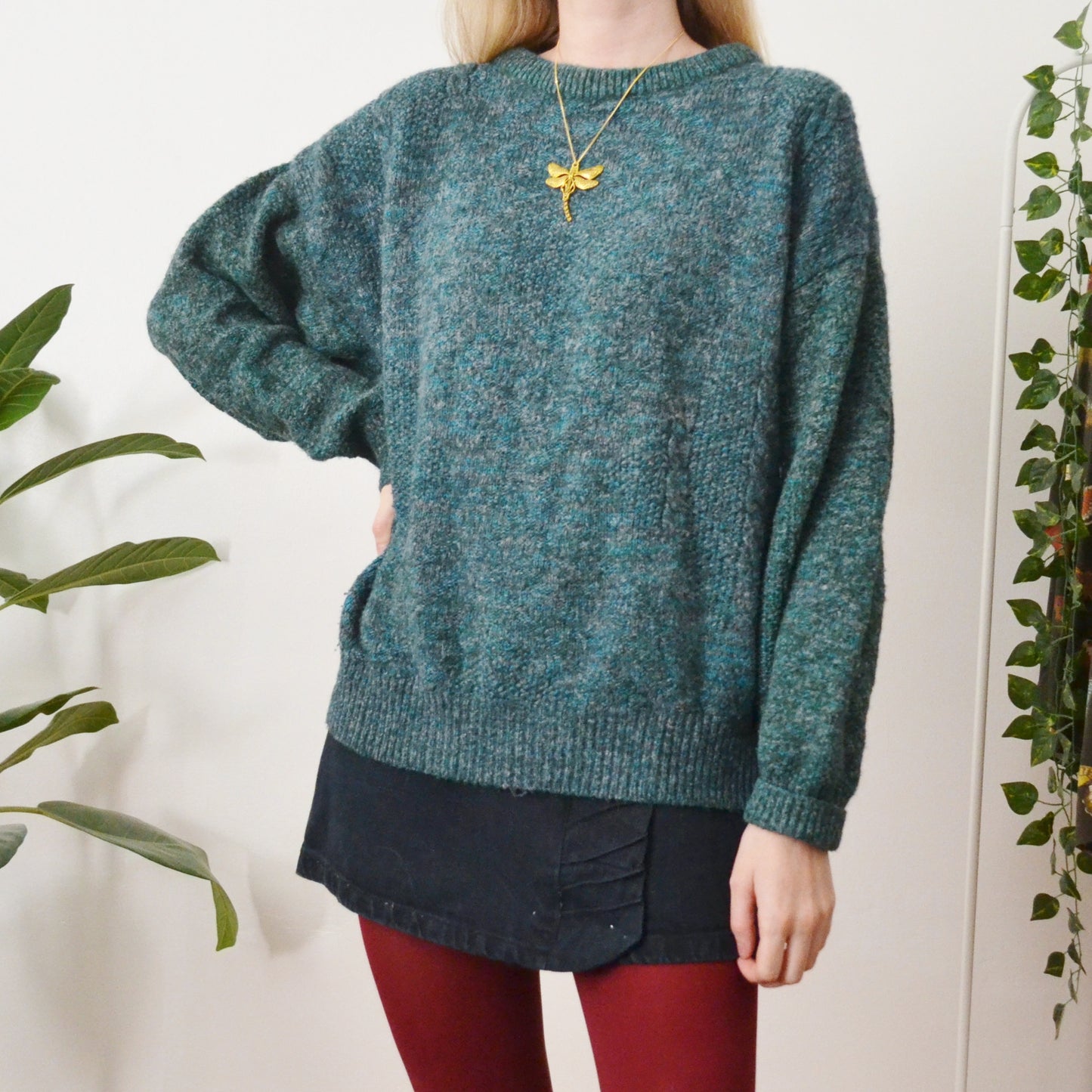 Turquoise jumper XL