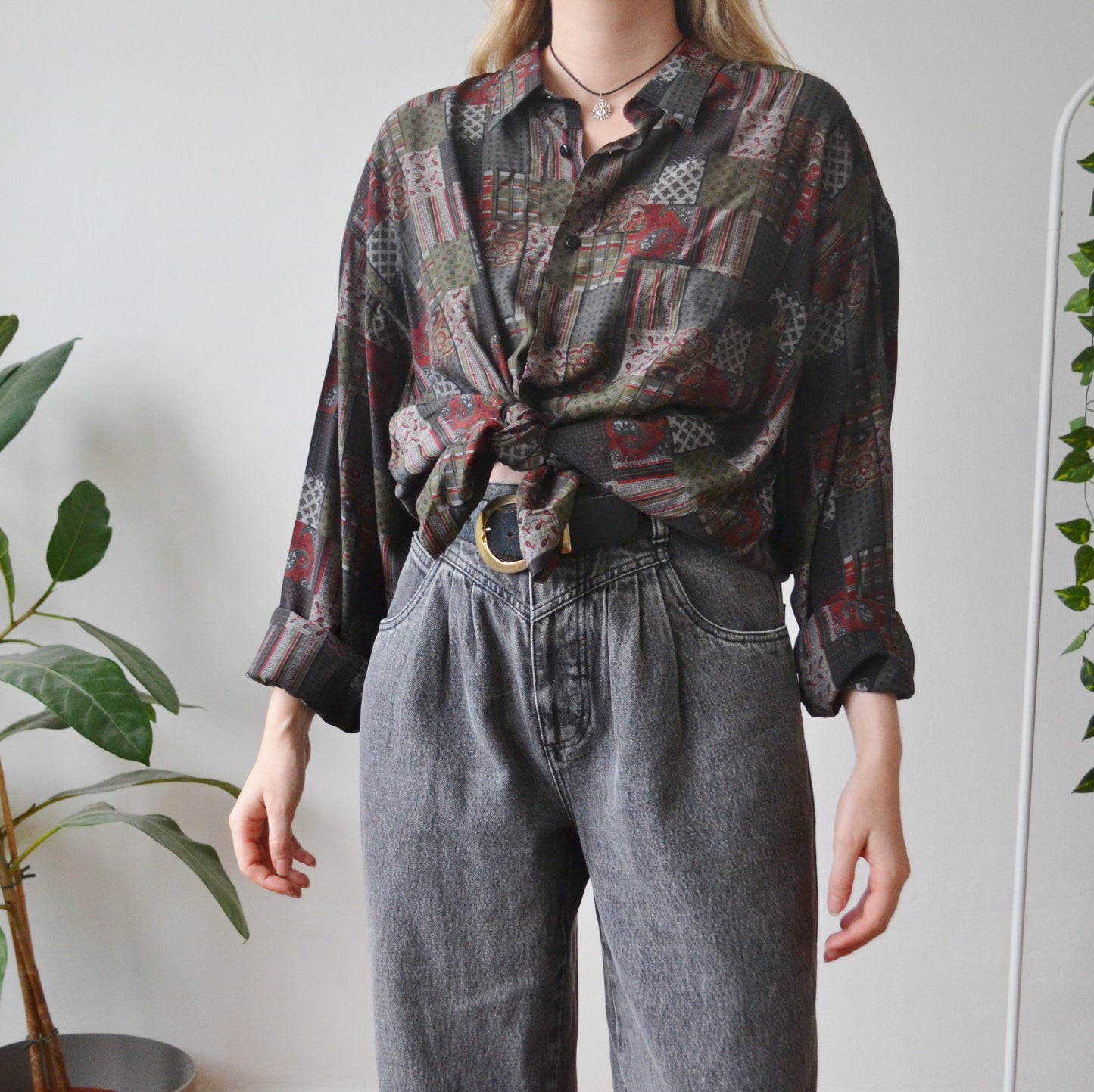 Patchwork shirt XL
