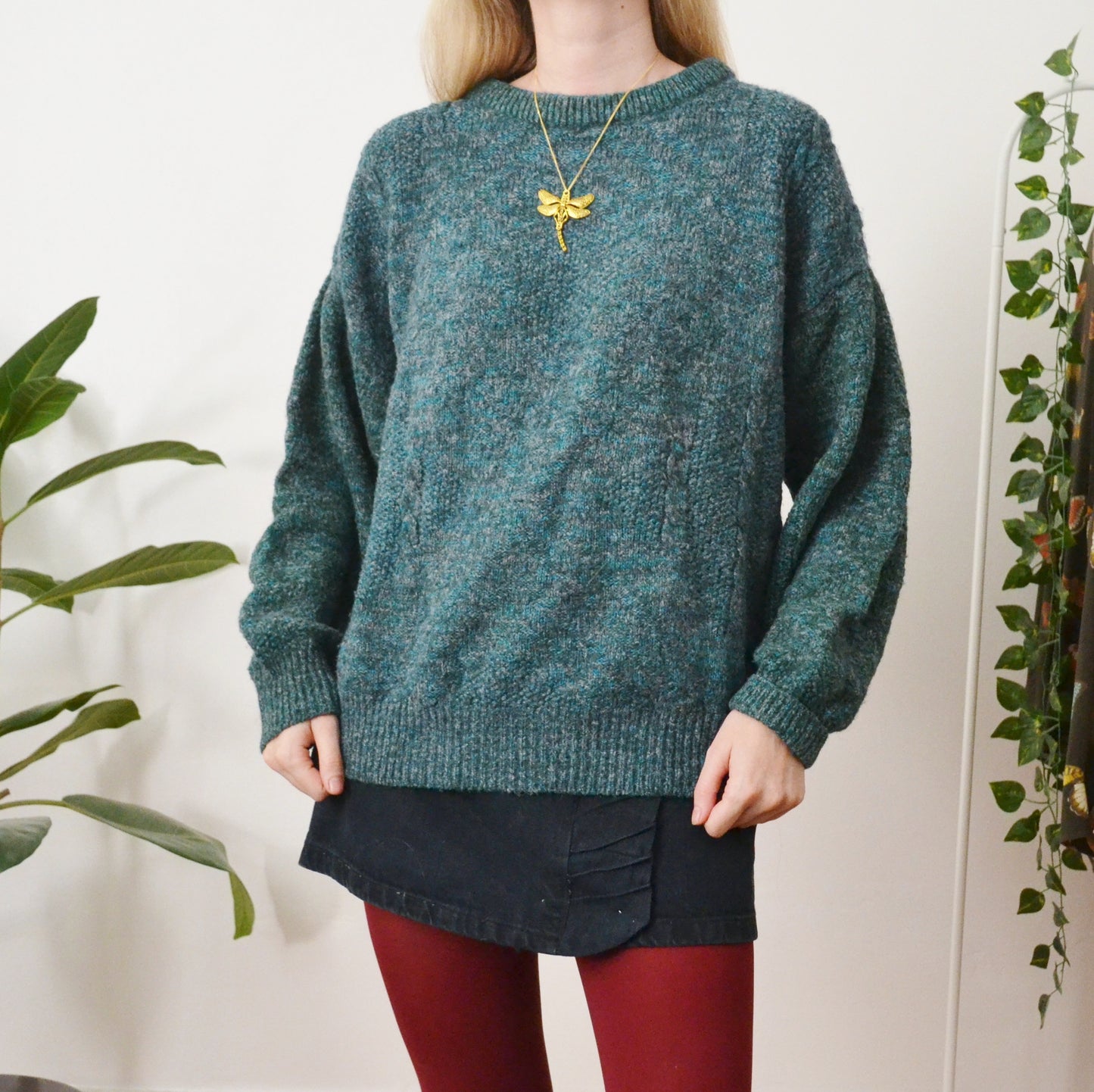 Turquoise jumper XL