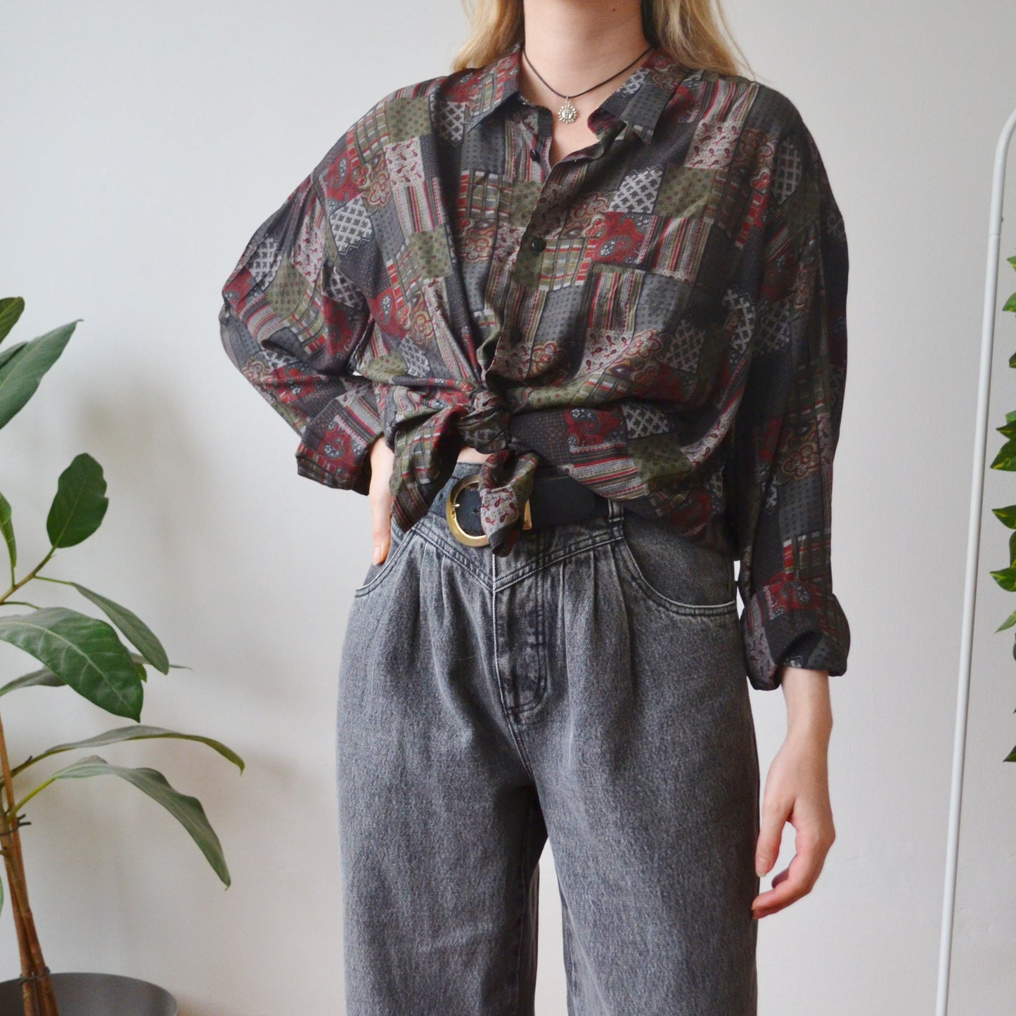Patchwork shirt XL