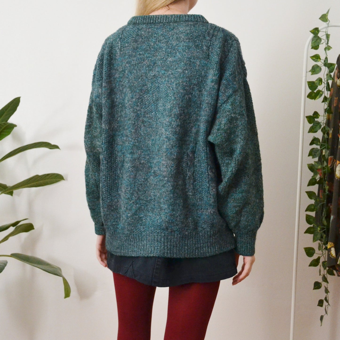 Turquoise jumper XL