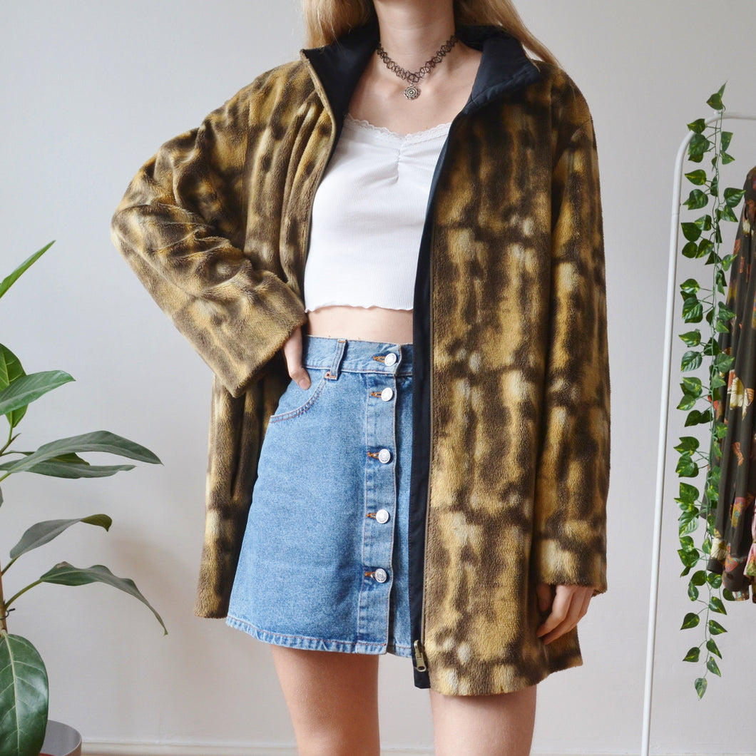 Brown fleece M