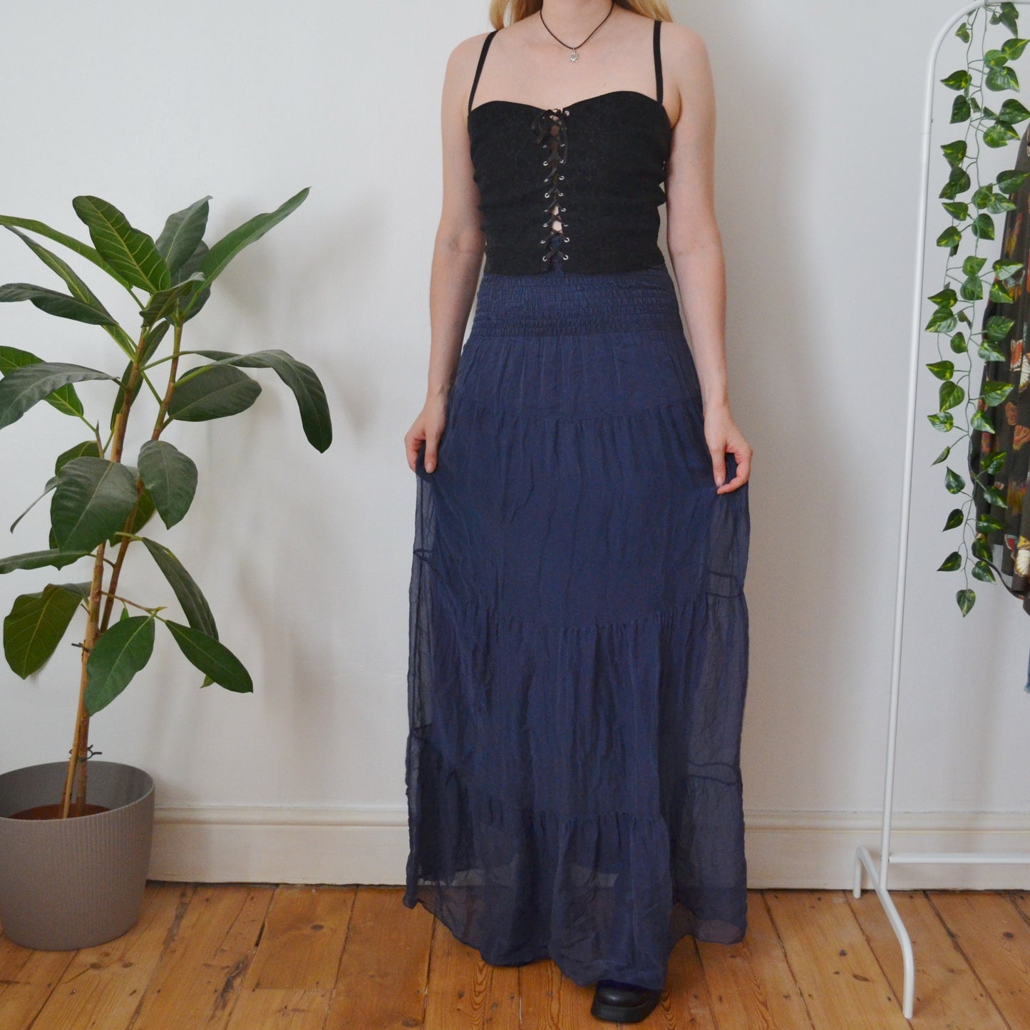 Vintage Blue Skirt/Dress S