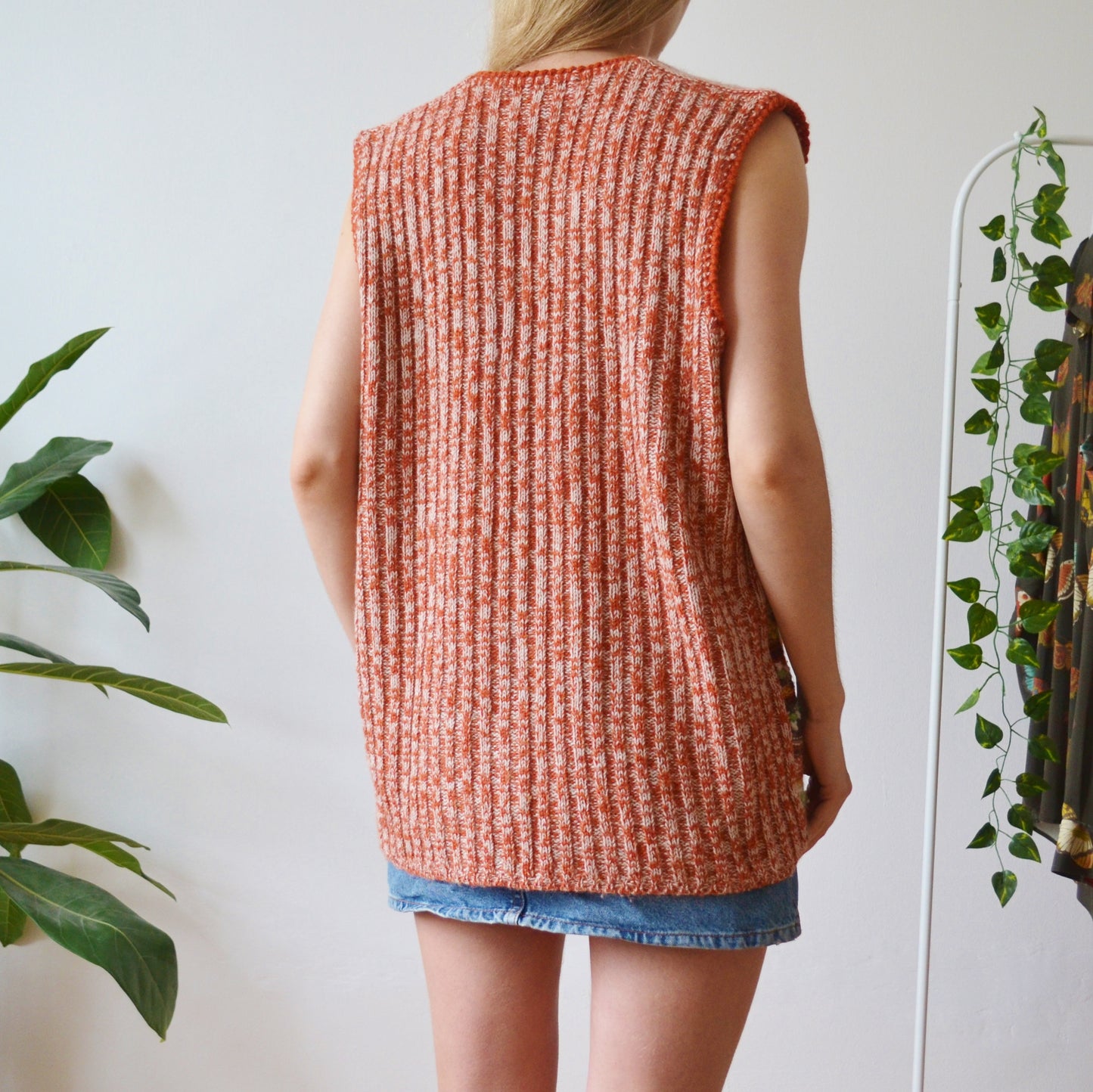 Retro sweater vest XL