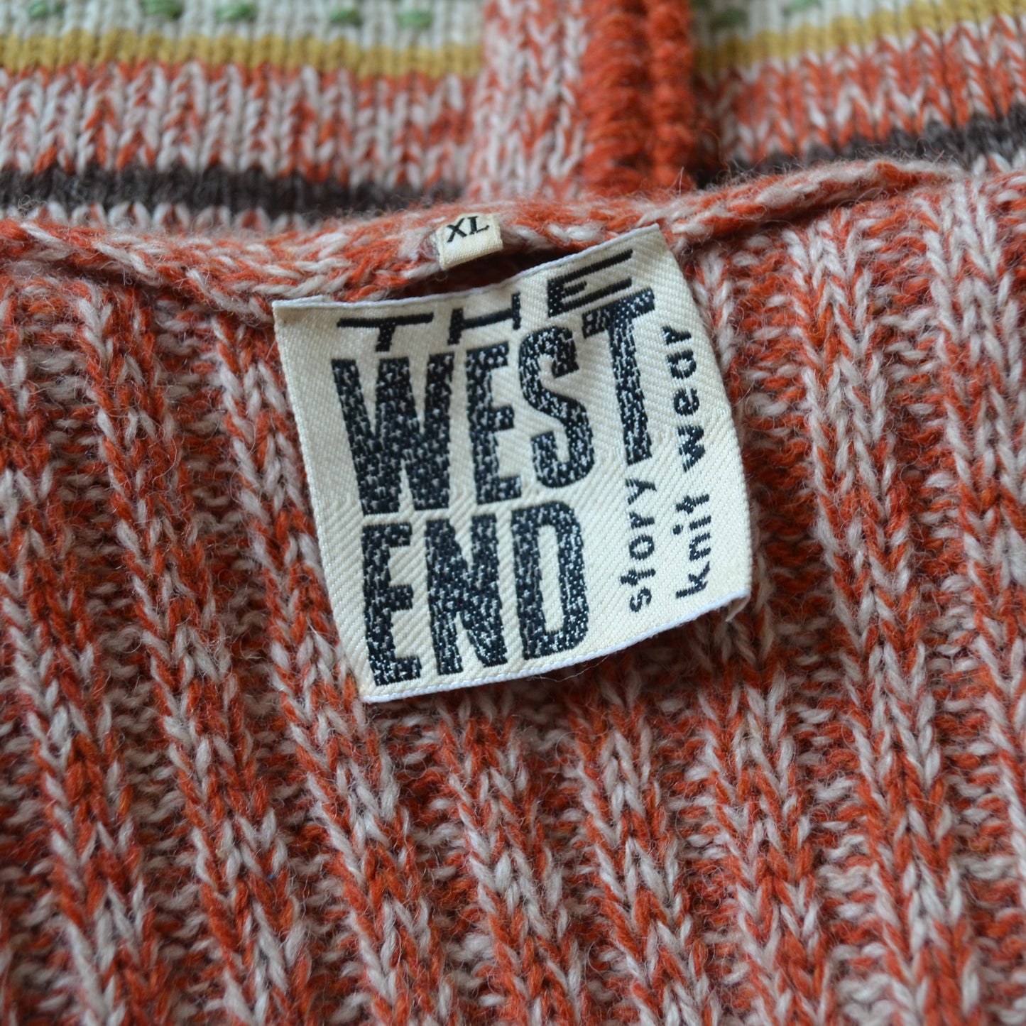 Retro sweater vest XL
