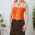Vintage Orange Cami Top S