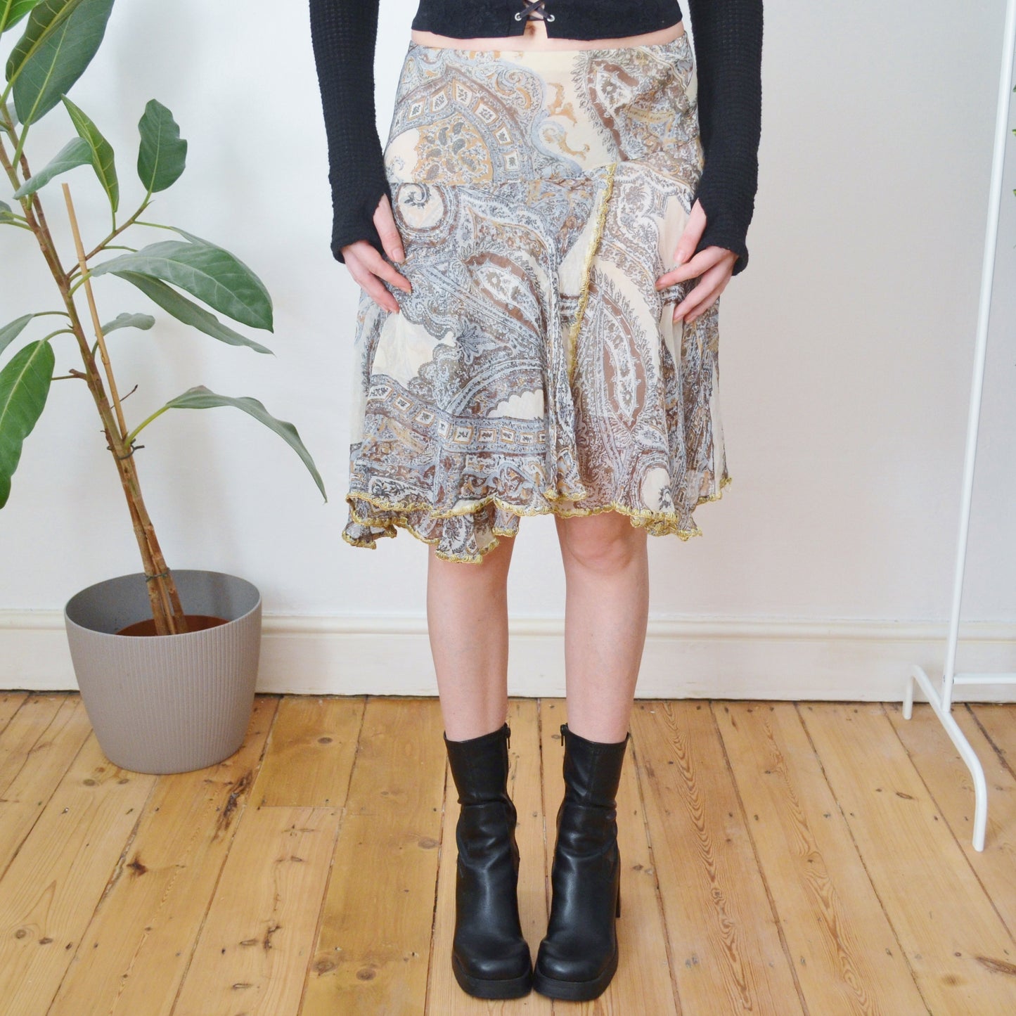 Vintage Paisley Skirt
