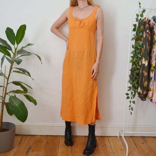 Orange dress M