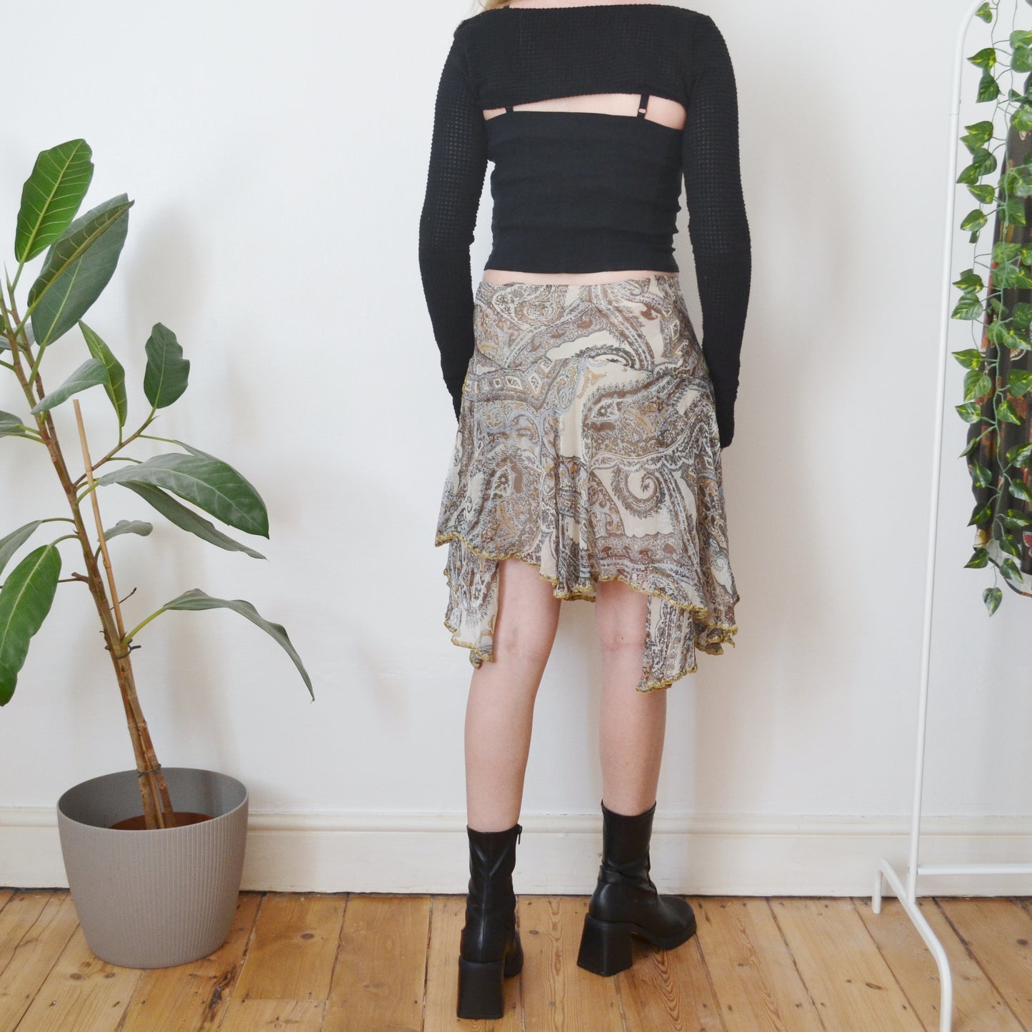 Vintage Paisley Skirt