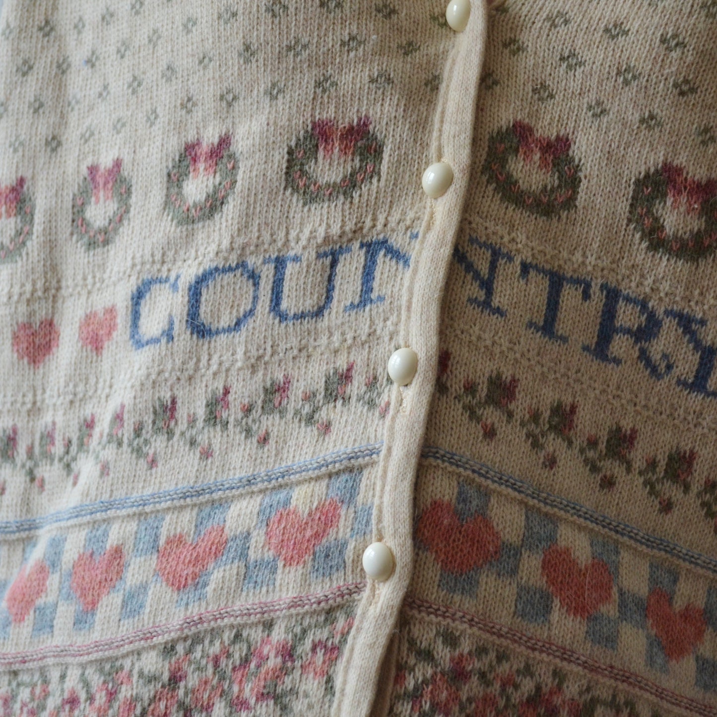 Country sweater vest M