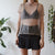 Vintage Mesh T Shirt L