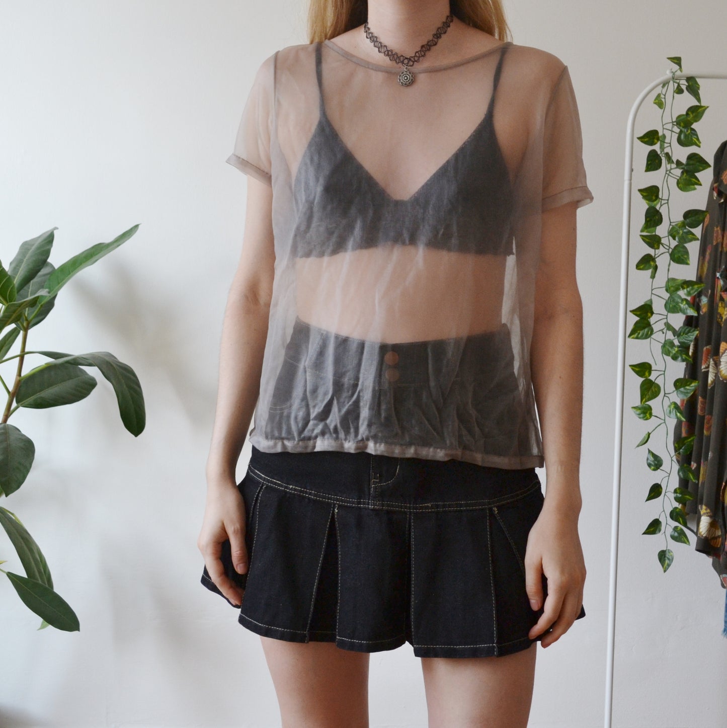 Vintage Mesh T Shirt L
