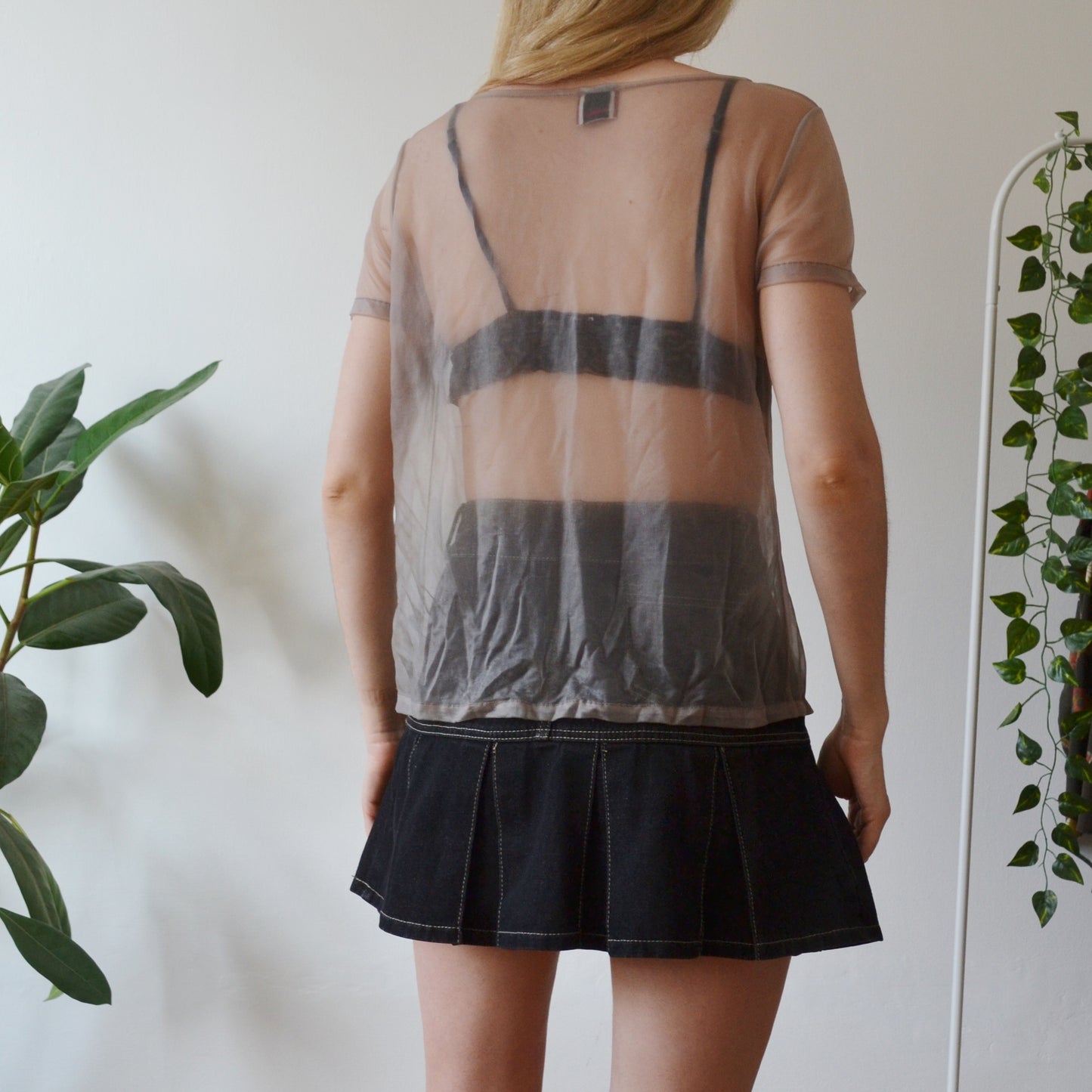 Vintage Mesh T Shirt L