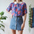 Collar blouse M