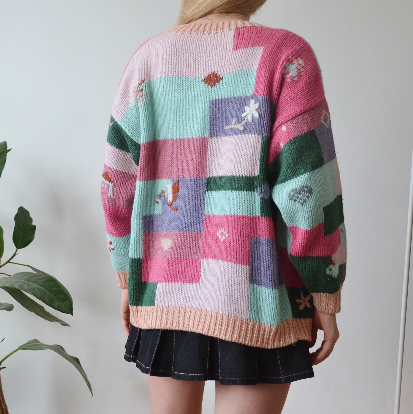 Vintage Cottage Cardigan L