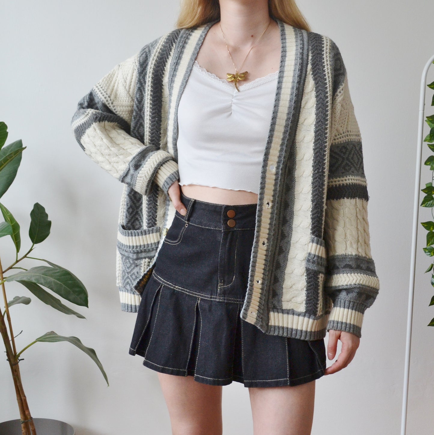 Vintage Retro Cardigan L