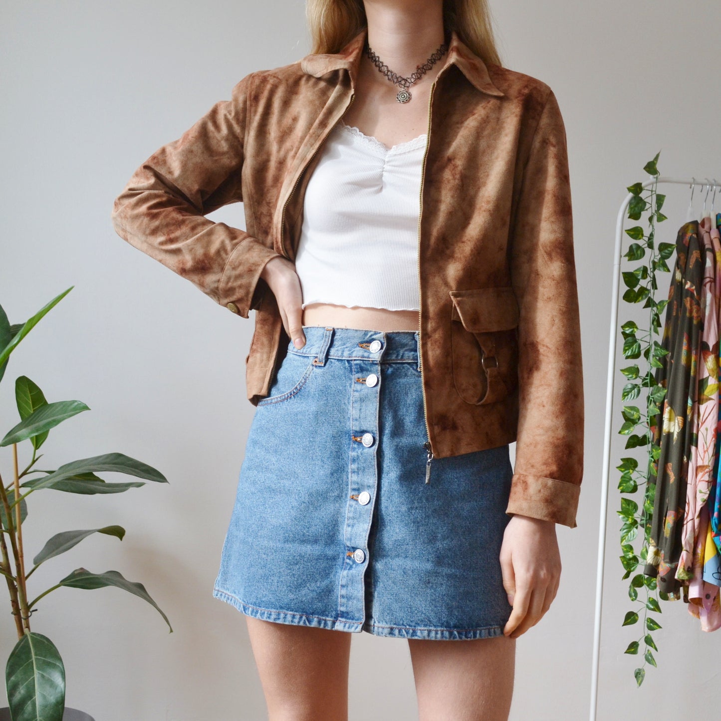 Zip up jacket M