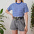 Stripe t shirt M