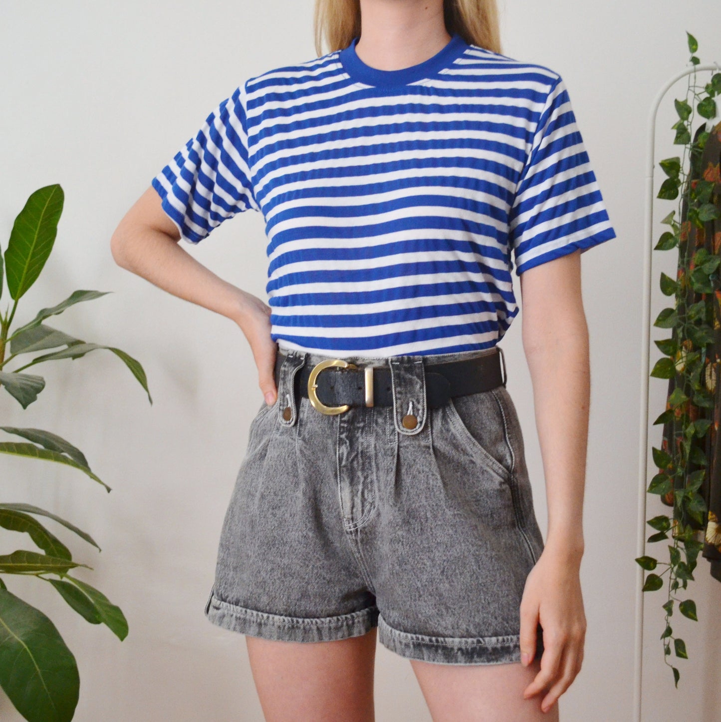 Stripe t shirt M