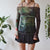 Vintage Y2K Mesh Top L