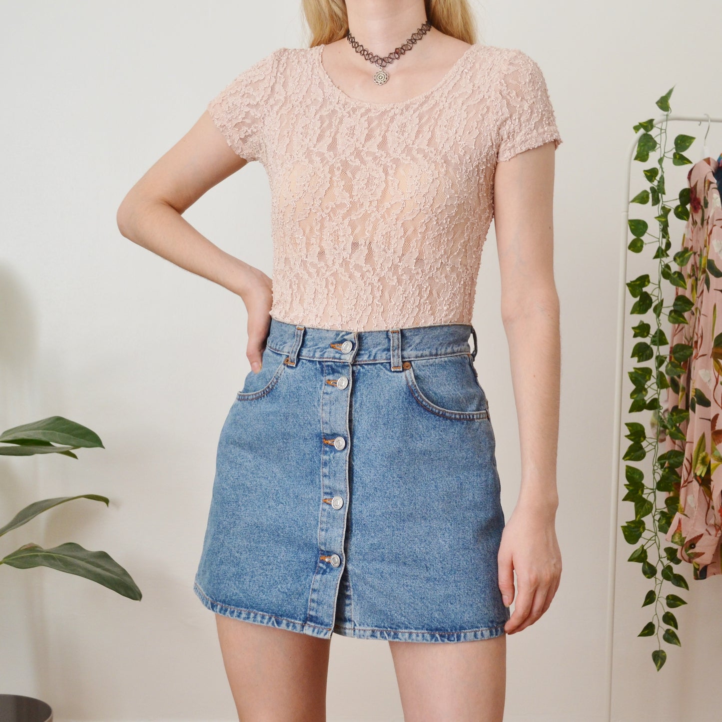 Lace bodysuit S
