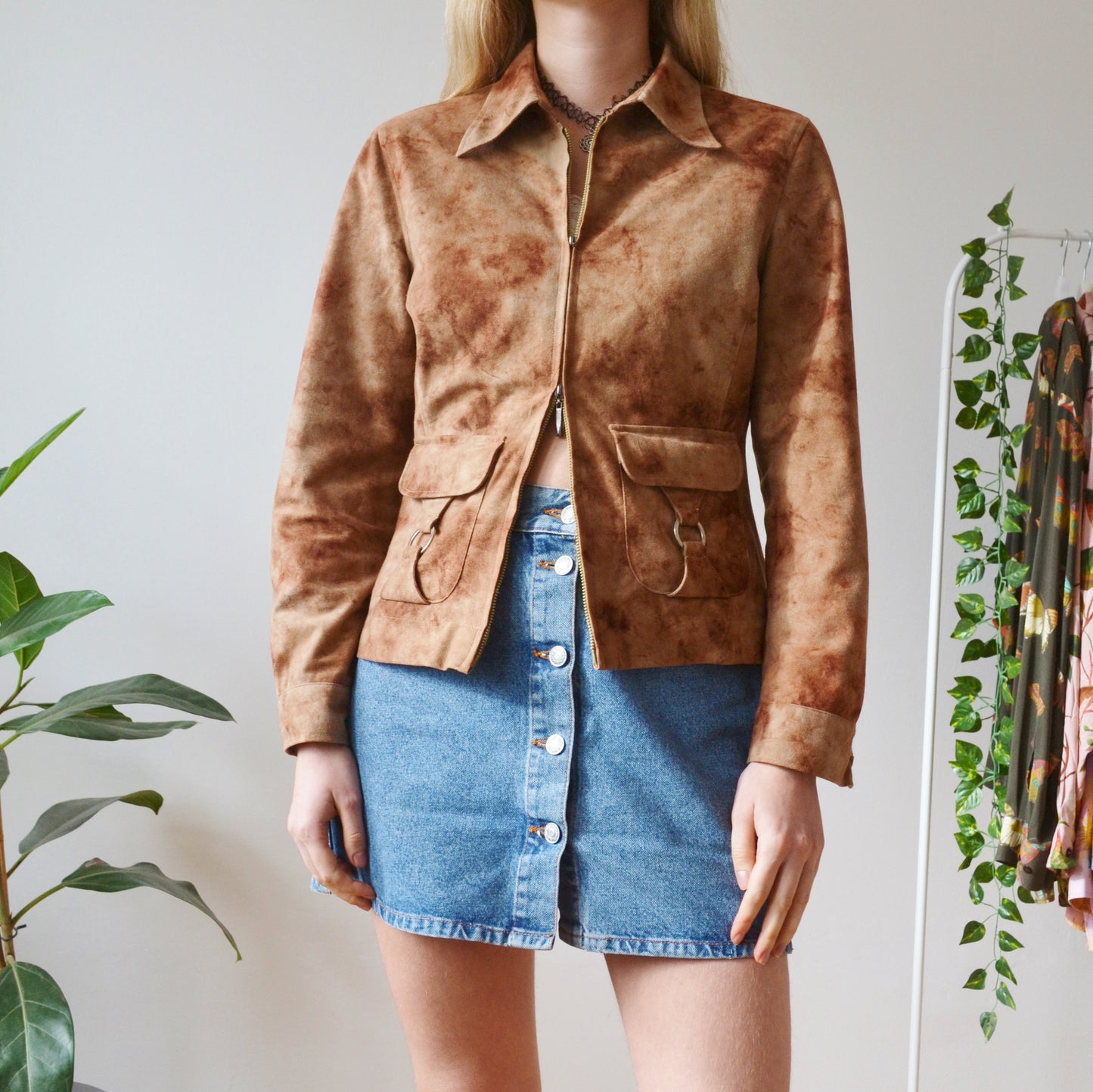 Zip up jacket M