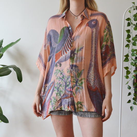 Vintage Bird Shirt L