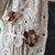 Vintage Floral Beige Cardigan M