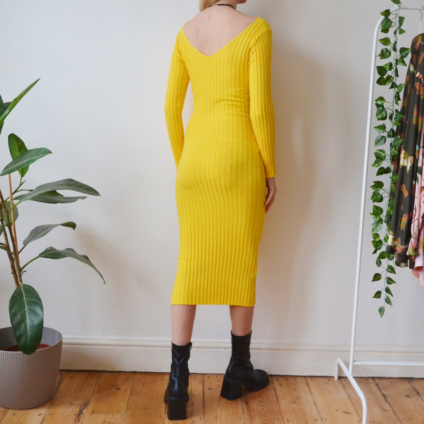 Yellow dress XS