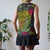 Y2K Floral Mesh Vest L