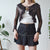 Vintage Brown Sheer Cardigan S