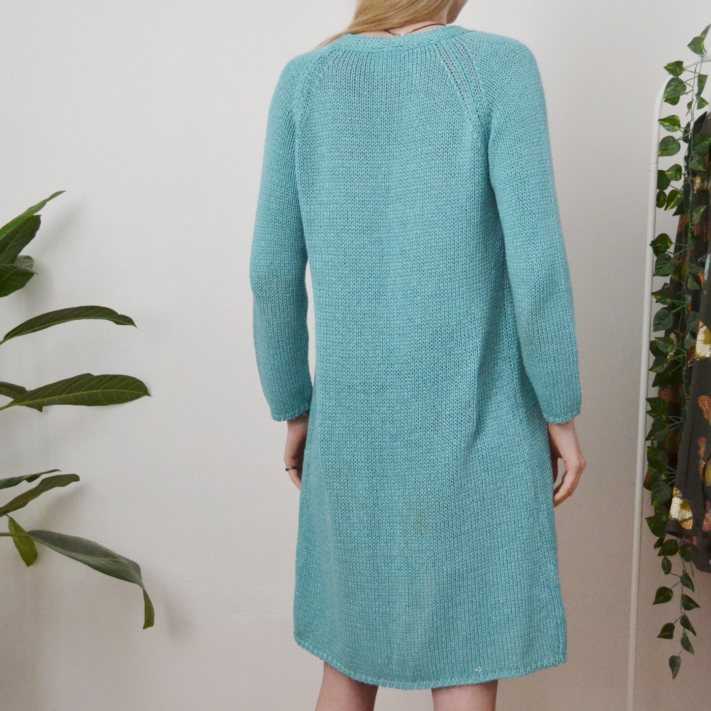 Turquoise cardigan M
