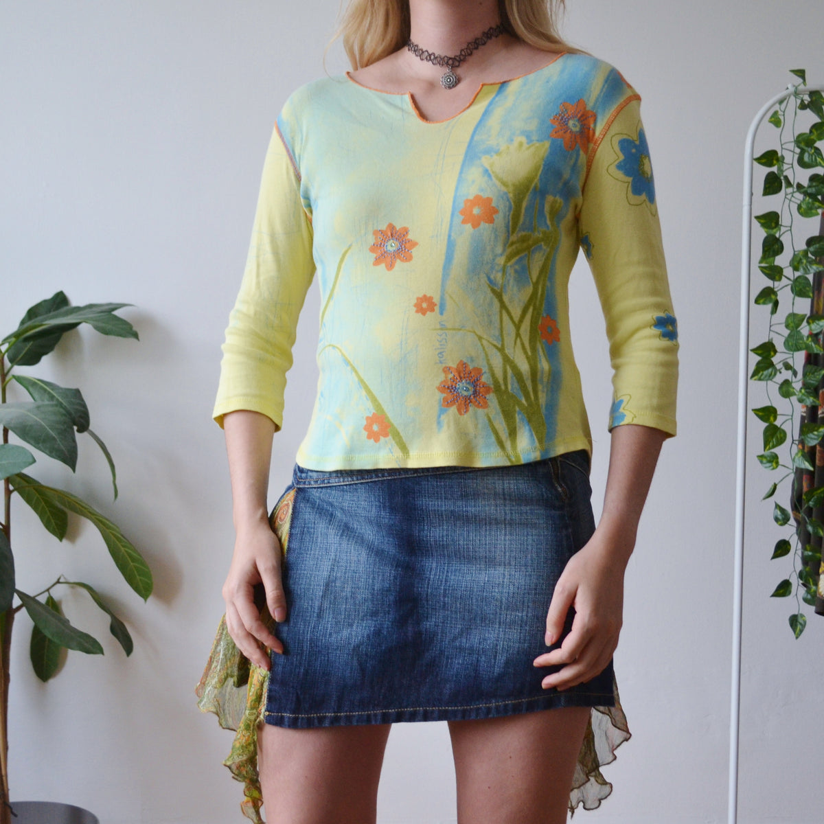 Vintage Flower Top S