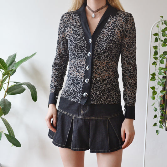 Vintage Lace Blouse M