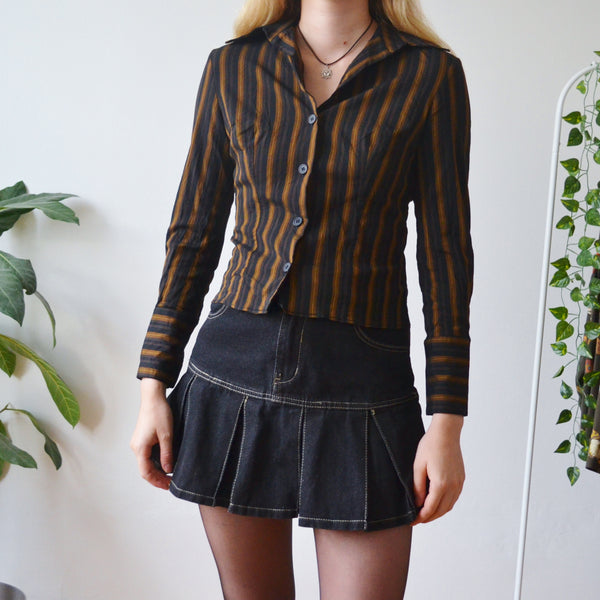 Vintage Stripe Blouse S