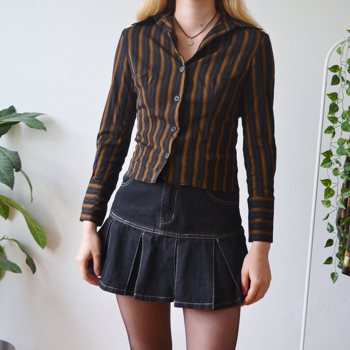 Vintage Stripe Blouse S