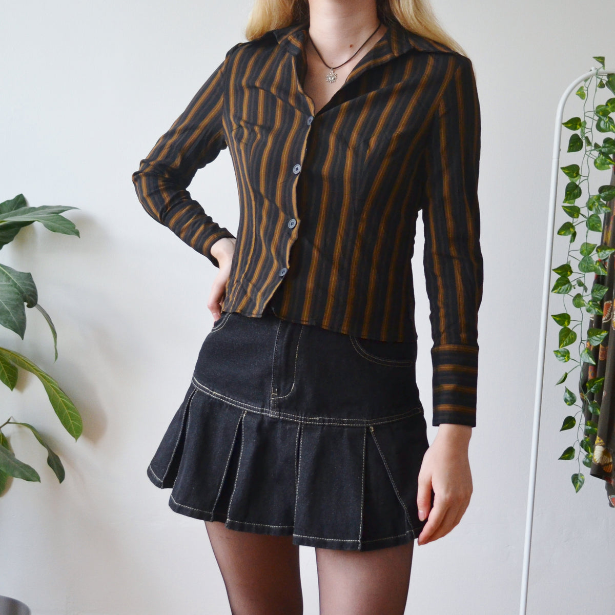 Vintage Stripe Blouse S