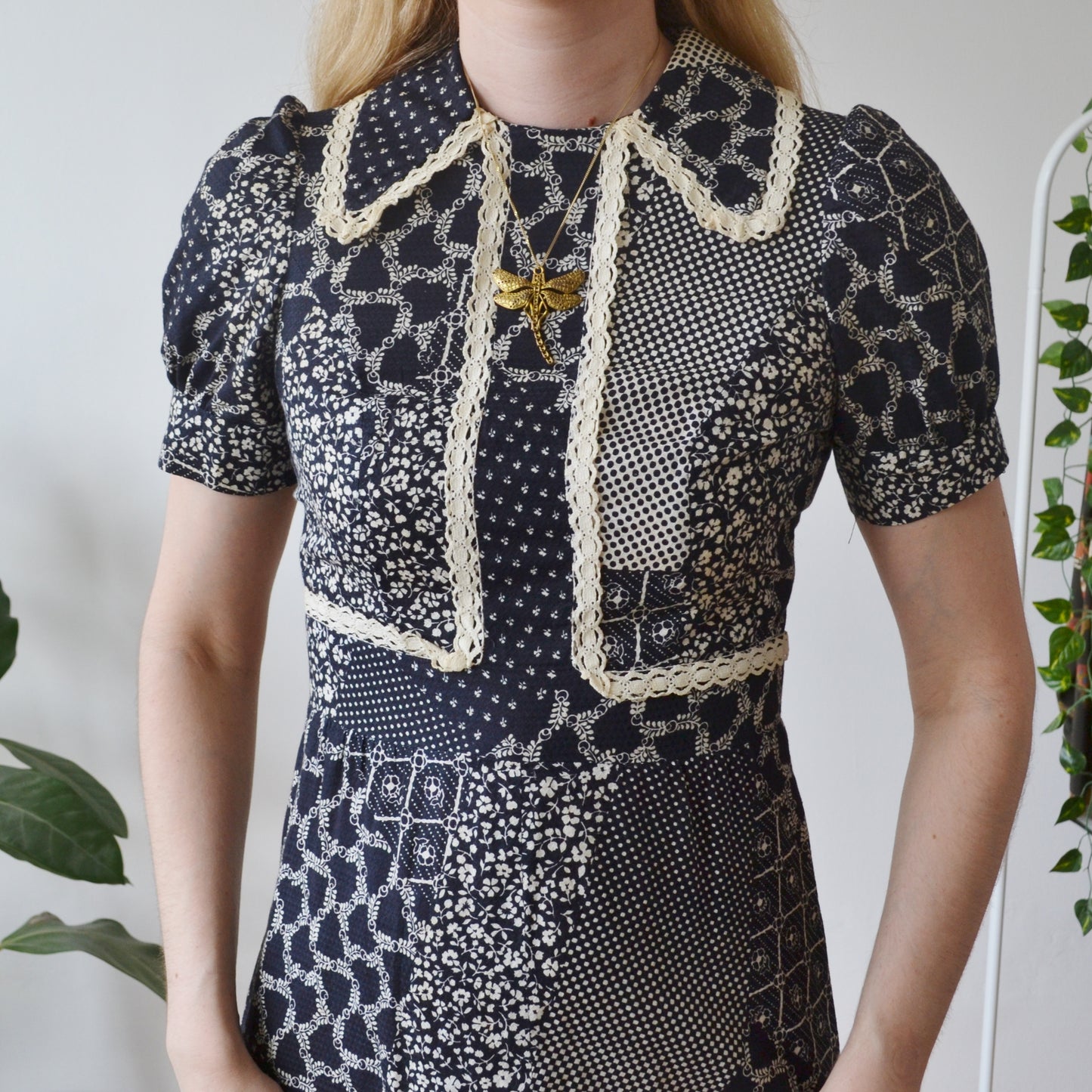 Vintage 70s dress S