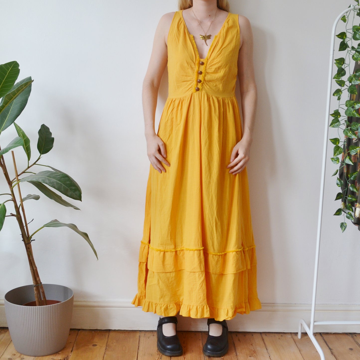 Vintage Amber Maxi Dress M