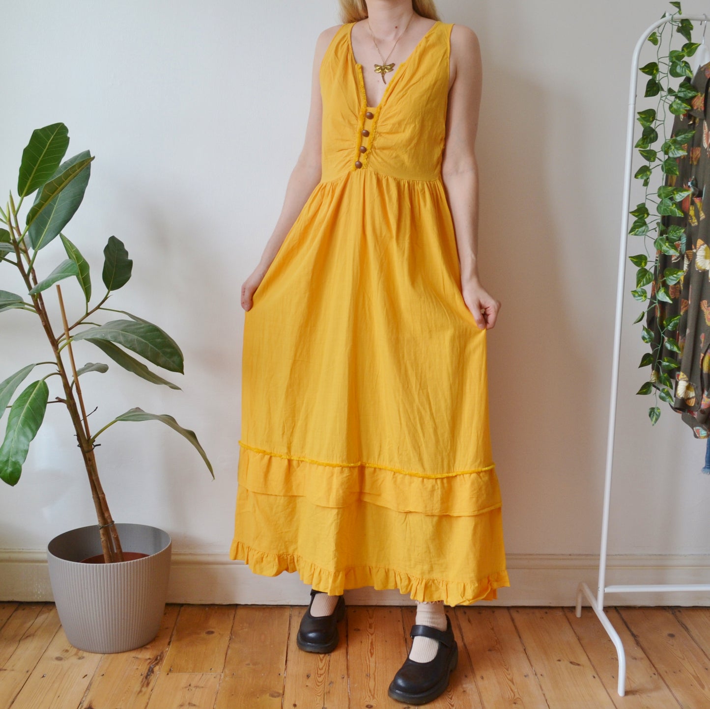 Vintage Amber Maxi Dress M