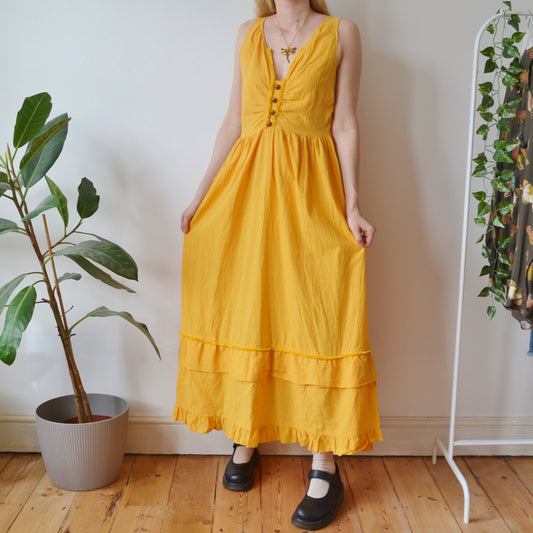 Vintage Amber Maxi Dress M