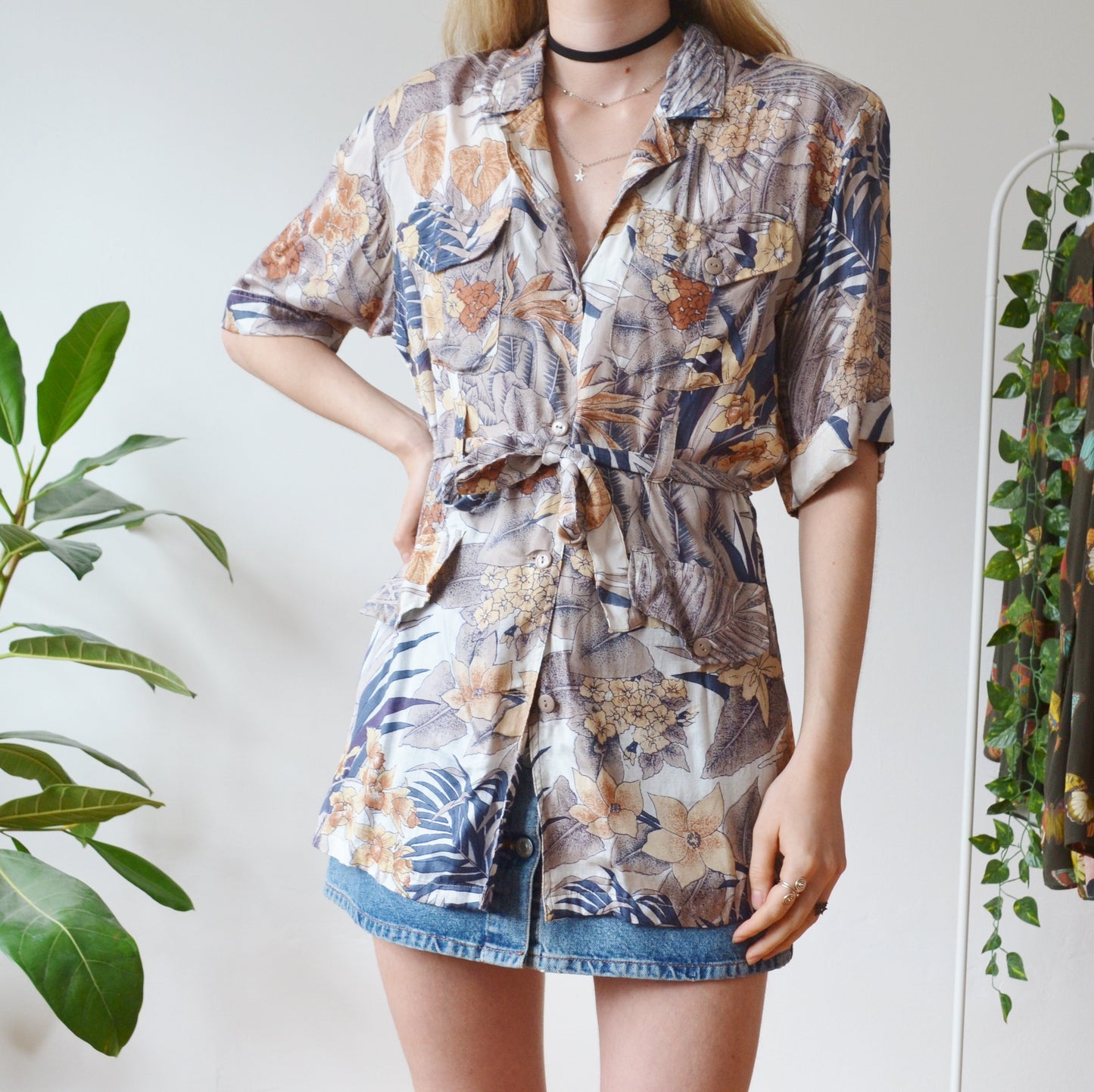 Tropical blouse S