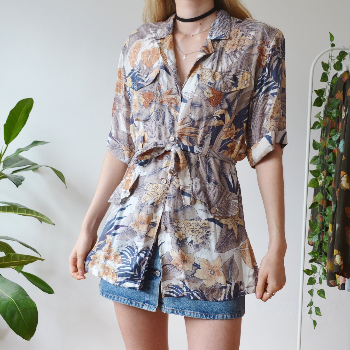Tropical blouse S