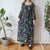 Vintage 70s Lemon Maxi Dress S
