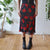 Vintage Floral Skirt M