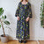 Vintage 70s Lemon Maxi Dress S