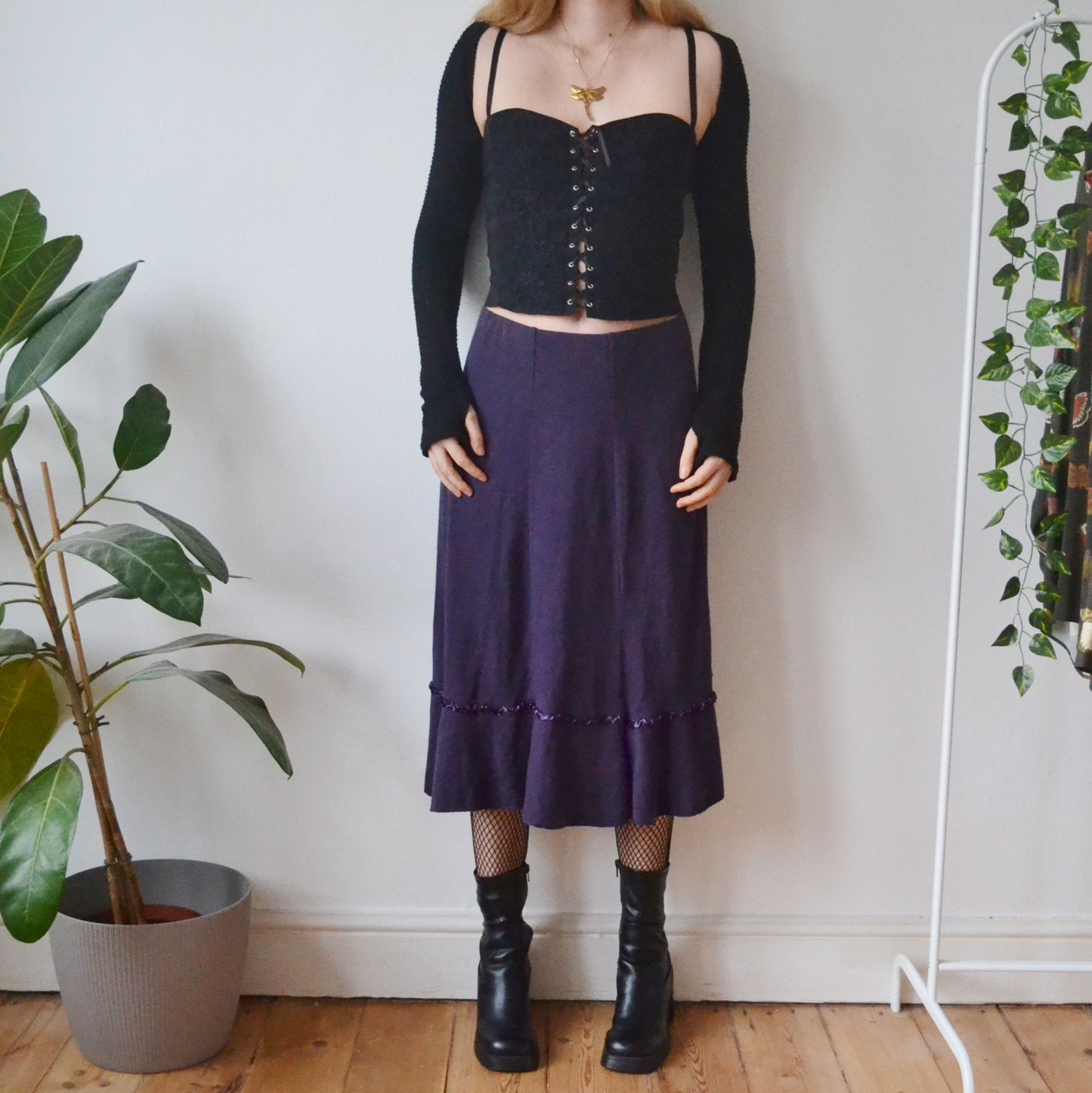 Purple skirt M