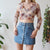 Mesh blouse M
